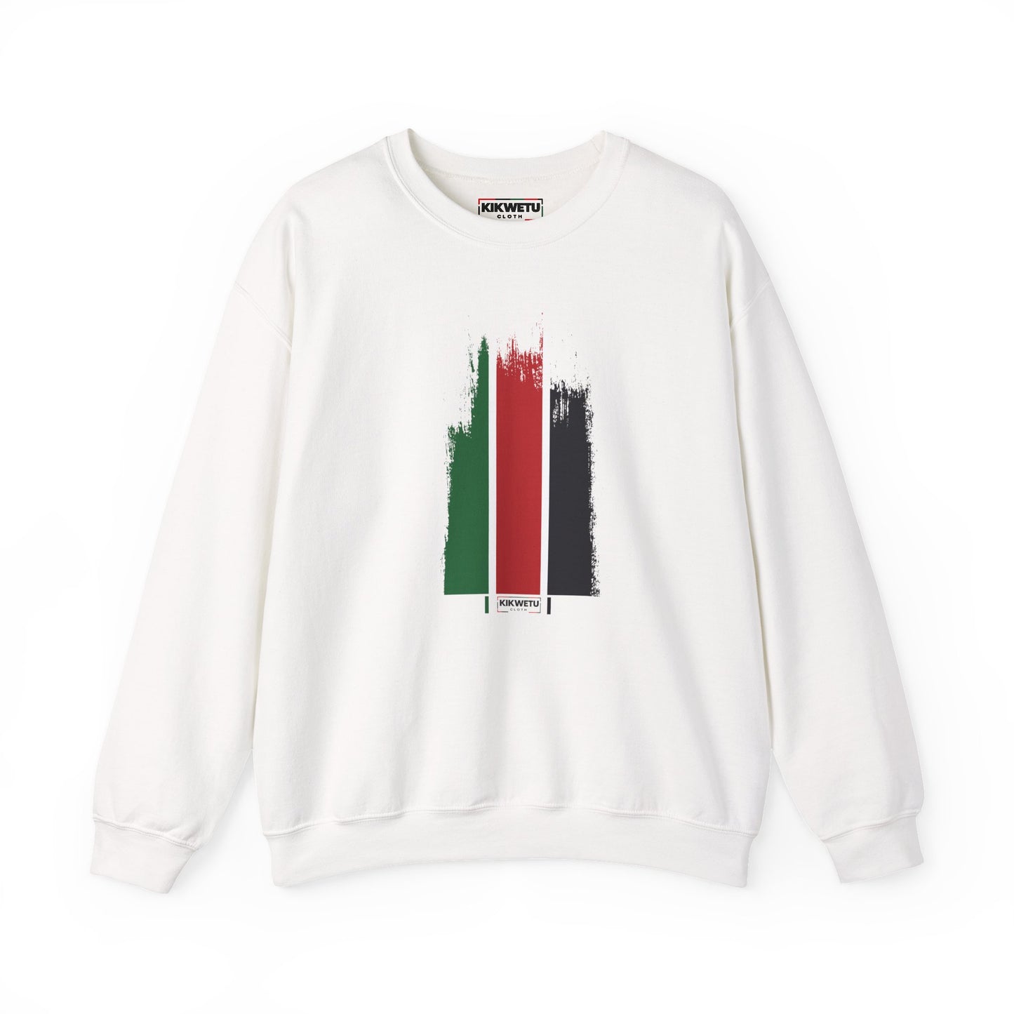 Pan-African Flag Stripe Crewneck Sweatshirt