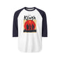 Kenya Sunset Silhouette Raglan Shirt — Maasai Warriors Travel Tee