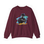 Crewneck Sweatshirt — Retro Hip-Hop Graphic "Legends Never Die"