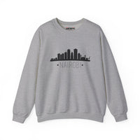 Nairobi Skyline Crewneck Sweatshirt — Minimal Cityscape Travel Pullover