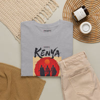 Kenya Sunset Tee — Safari Silhouette Graphic T-Shirt