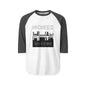 McHezo Wa Town Raglan Shirt — City Skyline Baseball Tee
