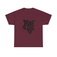 Kenya Map Graphic T-Shirt – Stylized Black Kenya Silhouette Tee