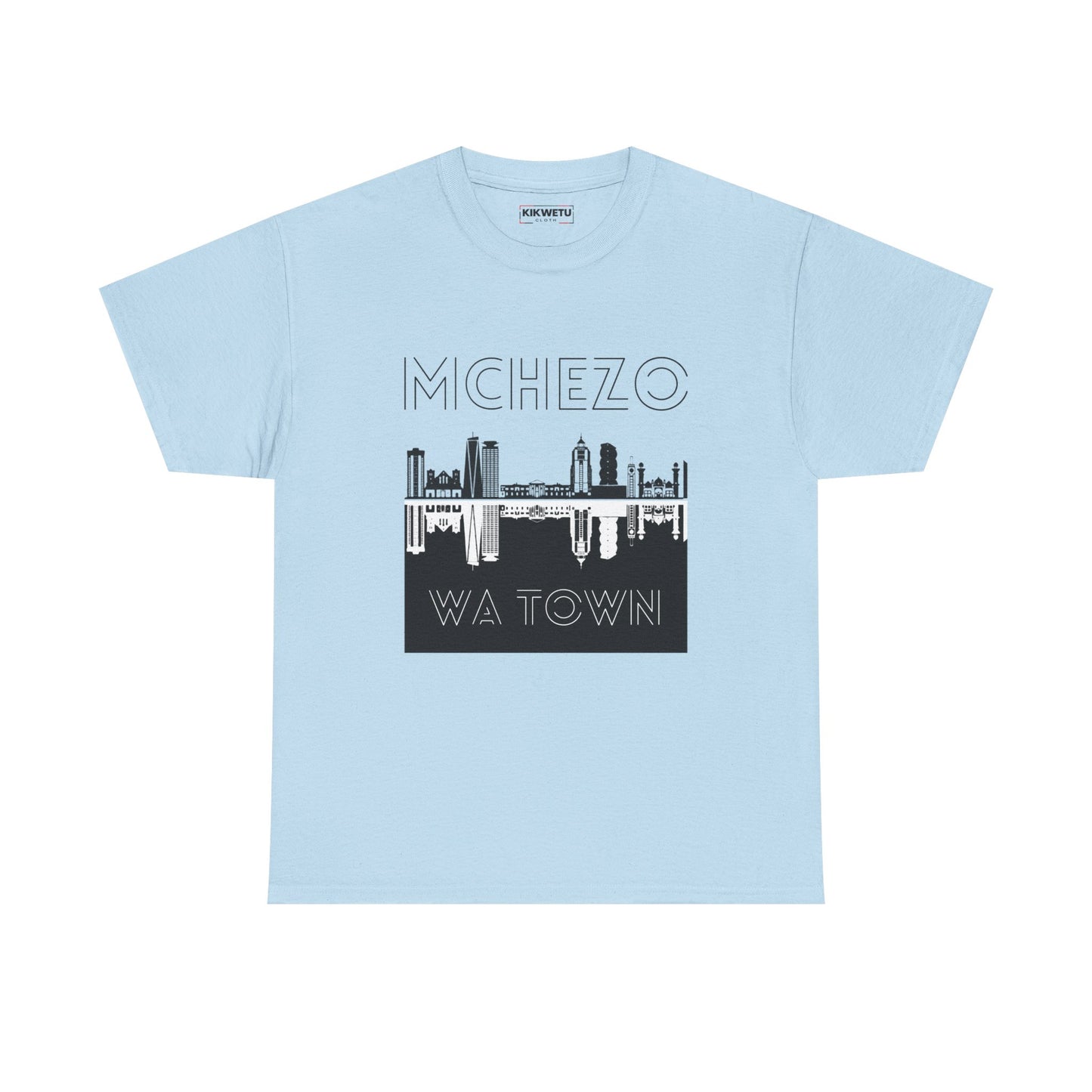 Mchezo Wa Town T-Shirt — Swahili City Skyline Graphic Tee