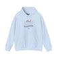 Eliud 'NO HUMAN IS LIMITED' Script Hoodie — Minimal White Pullover
