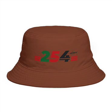 254 Retro Stripe Bucket Hat — Pan-African Colors Streetwear