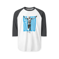Retro Runner Raglan Shirt - 'Stay Strong' Victory Graphic