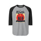 Kenya Sunset Silhouette Raglan Shirt — Maasai Warriors Travel Tee